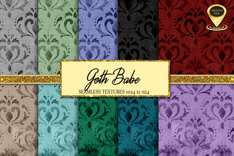 Second Life Marketplace - Creative Idol Goth Babe 10 Seamless Textures